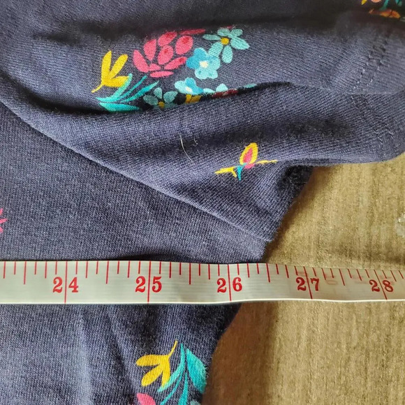 Croft & Barrow Blue Floral Short Sleeve T-Shirt Women's Plus Size 2X NWOT - Picture 6 of 15